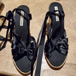 Tommy Hilfiger lace-up wedges